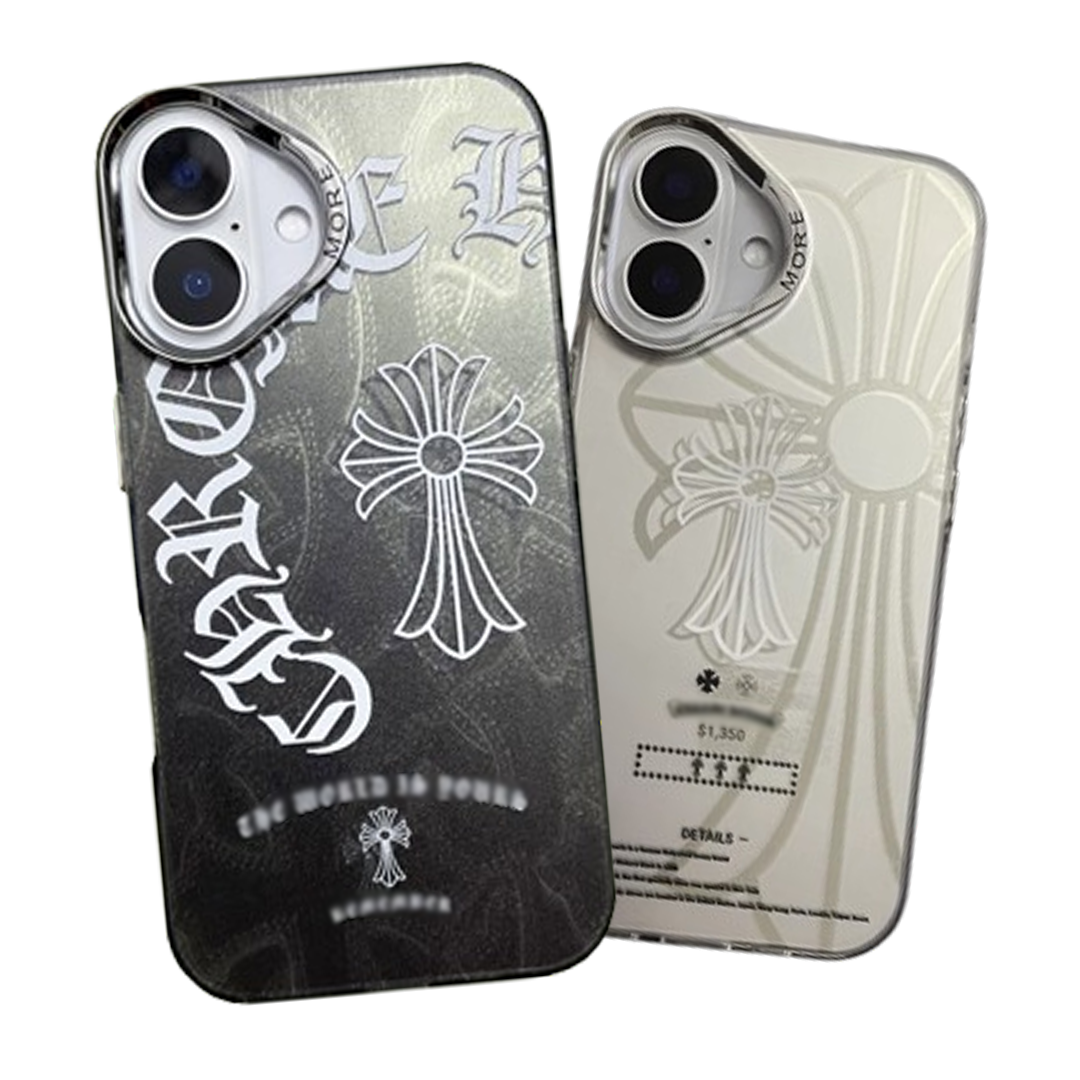 Chrome Hearts Trendy Graphic iPhone Case
