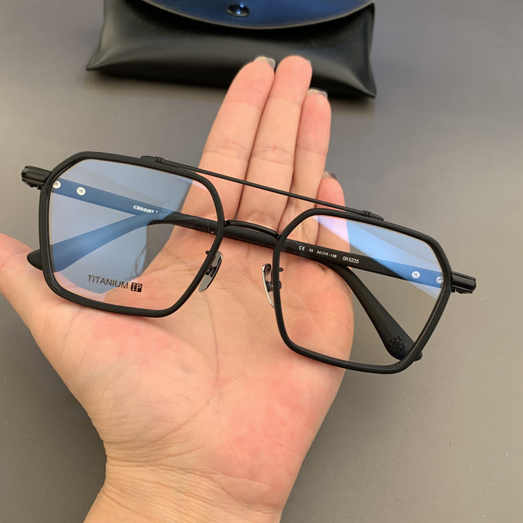 CHH Chrome Hearts Glasses Vintage Myopia Black Frame Ultra Light Glasses Frame