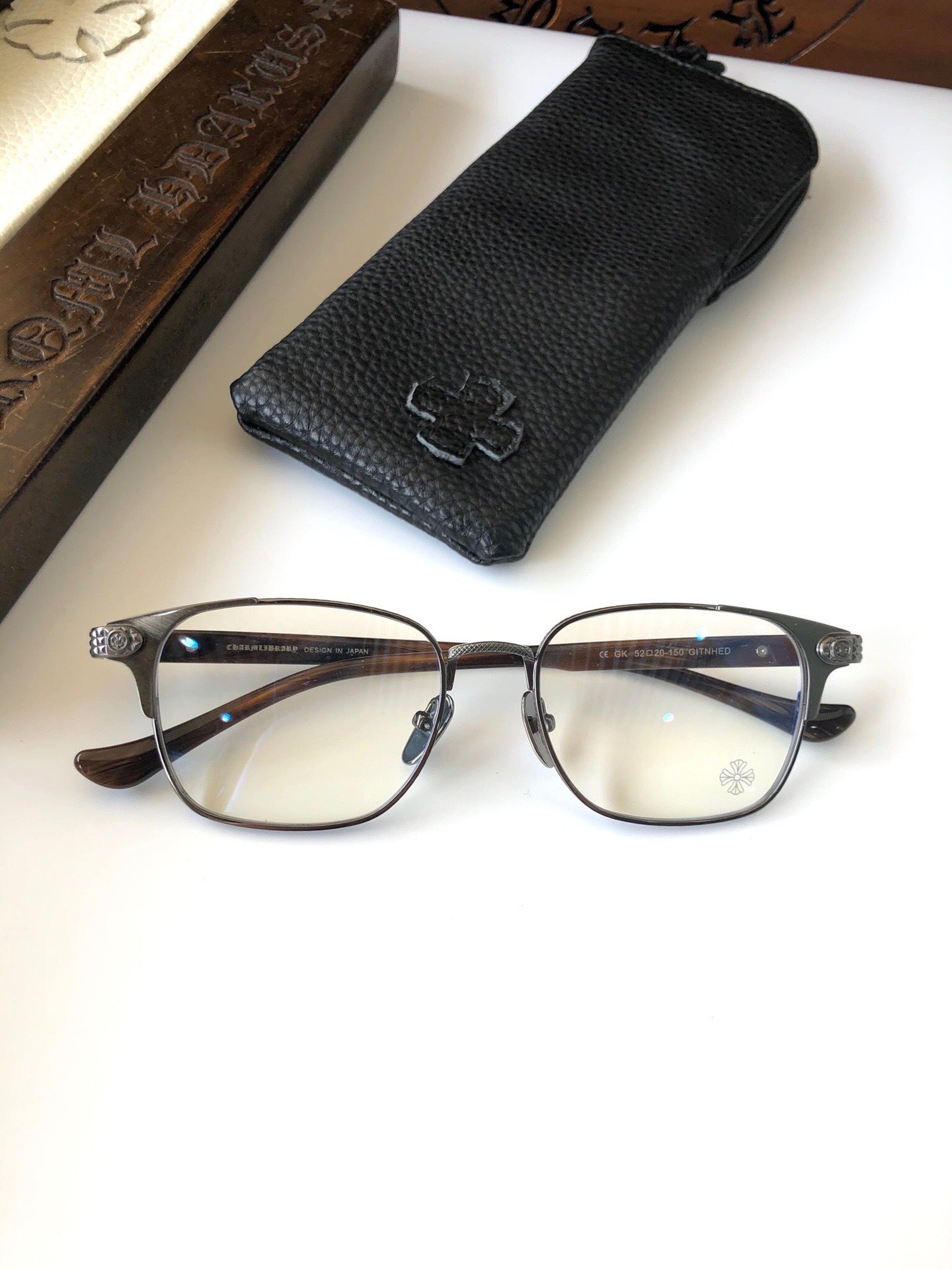 CHH Chrome Hearts Glasses Fashion Personality Simple Box Glasses Frame