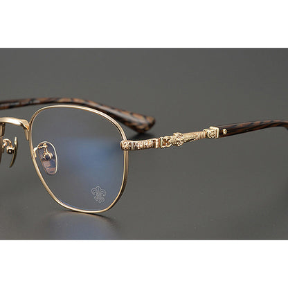 CHH Chrome Hearts Glasses Versatile Engraved Myopia Glasses Frame