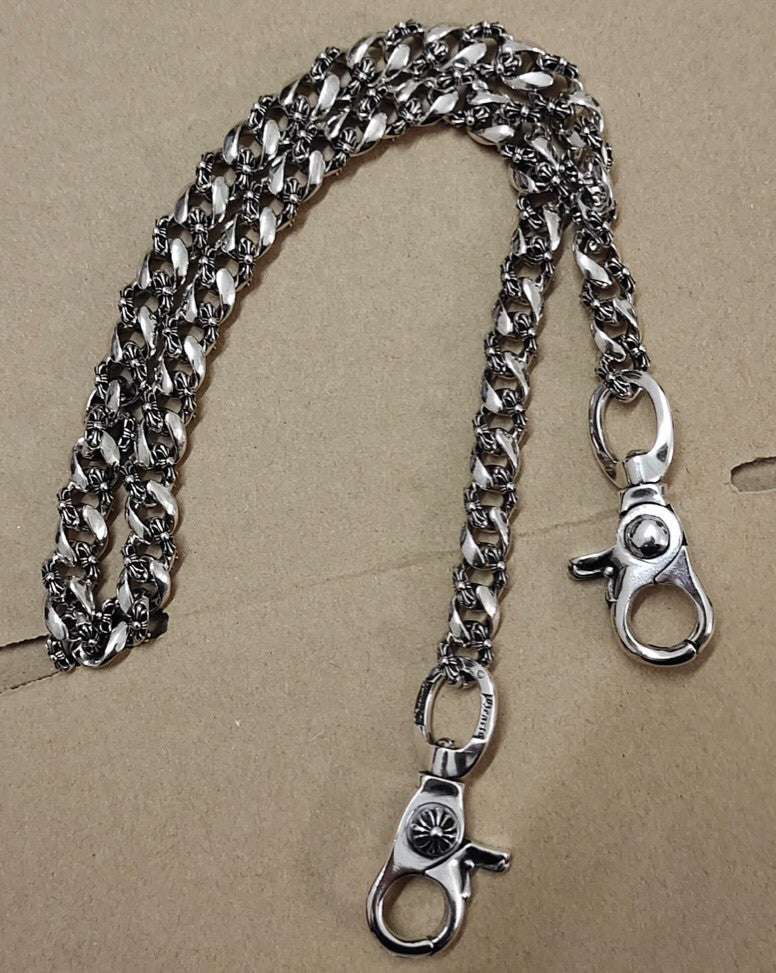 Chrome Hearts cross Cuba bold bag chain