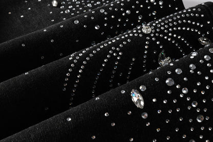 Purple Brand Crystal Diamond Jeans #9125