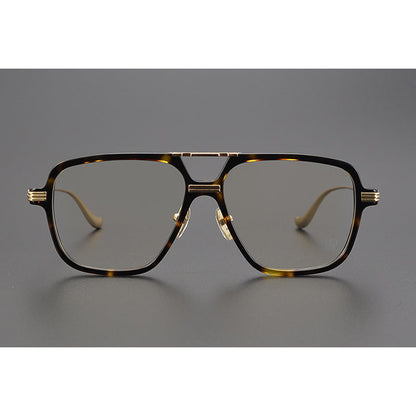 CHH Chrome Hearts Glasses Vintage Double Beam Large Frame Glasses Frame