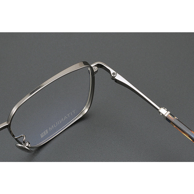 CHH Chrome Hearts Glasses Engraved Pure Titanium Versatile Square Glasses Frame