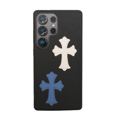 Chrome Hearts  (Multi-Color) Leather Samsung Case