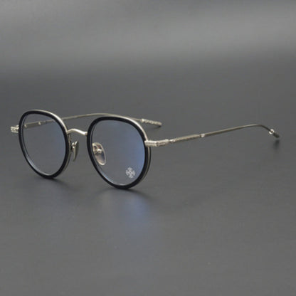 CHH Chrome Hearts Glasses Pure Titanium Oval Eyewear Frames