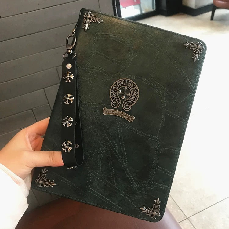 Chrome Hearts 3D Leather iPad Case
