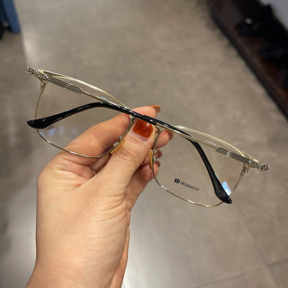 CHH Chrome Hearts Glasses Ultra Light Pure Titanium Business Myopia Glasses Frame