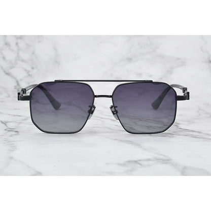 CHH Chrome Hearts Glasses Pure Titanium Double Beam Polygonal Myopia Glasses Frame & Sunglasses