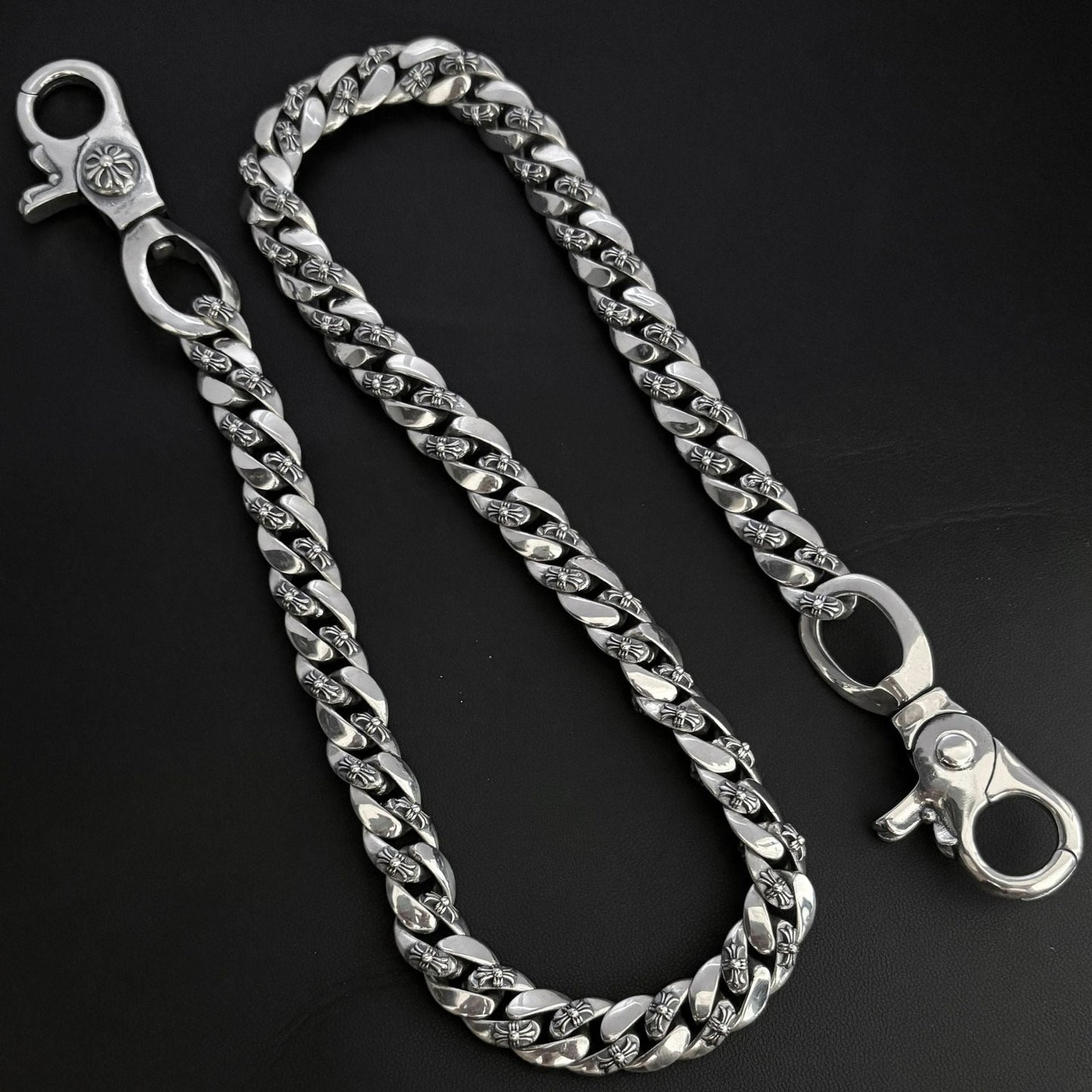 Chrome Hearts 925 Silver Cuban Bold Chain