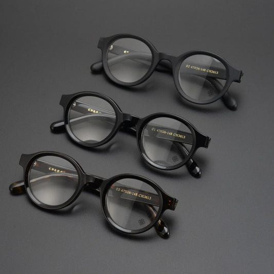 CHH Chrome Hearts Glasses Thick Frame Anti-Blue Myopia Glasses Frame Plain lens