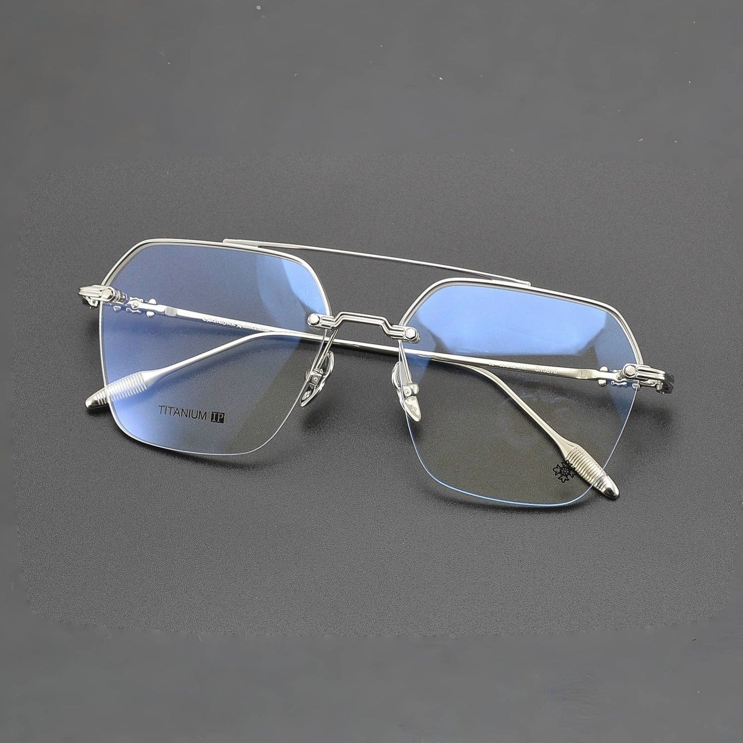 CHH Chrome Hearts Glasses Versatile Vintage Ultra Light Titanium Frame Myopia Frame