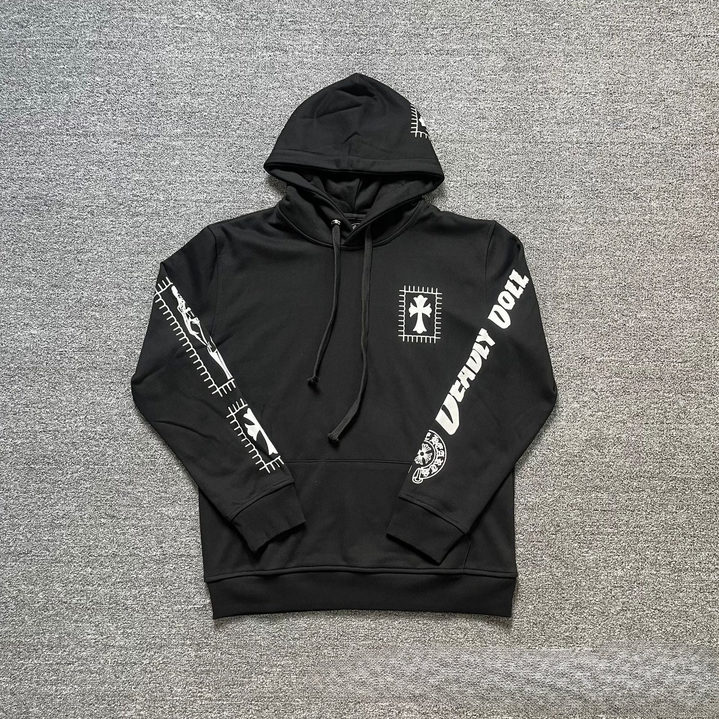 CHH Chrome Heart Hoodie Chrome Hearts big horseshoe deadly doll hooded sweater