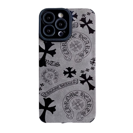 Chrome Hearts Leather iPhone Case