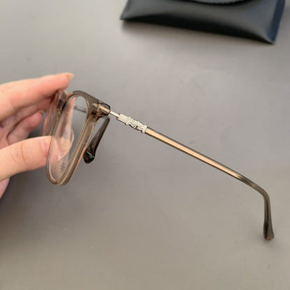 CHH Chrome Hearts Glasses Square Ultra Light Pure Titanium Myopia Glasses Frame