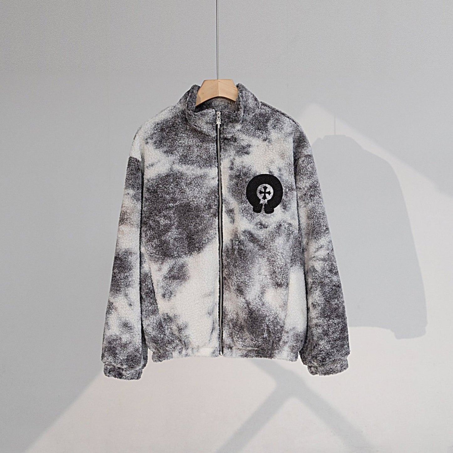 CHH Chrome Heart Coat CH Croix Lamb wool jacket Baseball jacket jacket