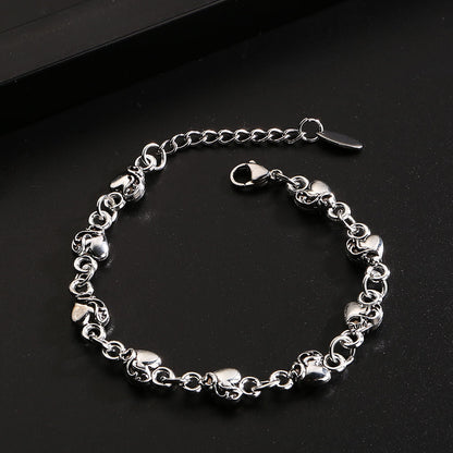 Chrome Hearts double-layer Cross simple bracelet