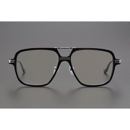 CHH Chrome Hearts Glasses Vintage Double Beam Large Frame Glasses Frame