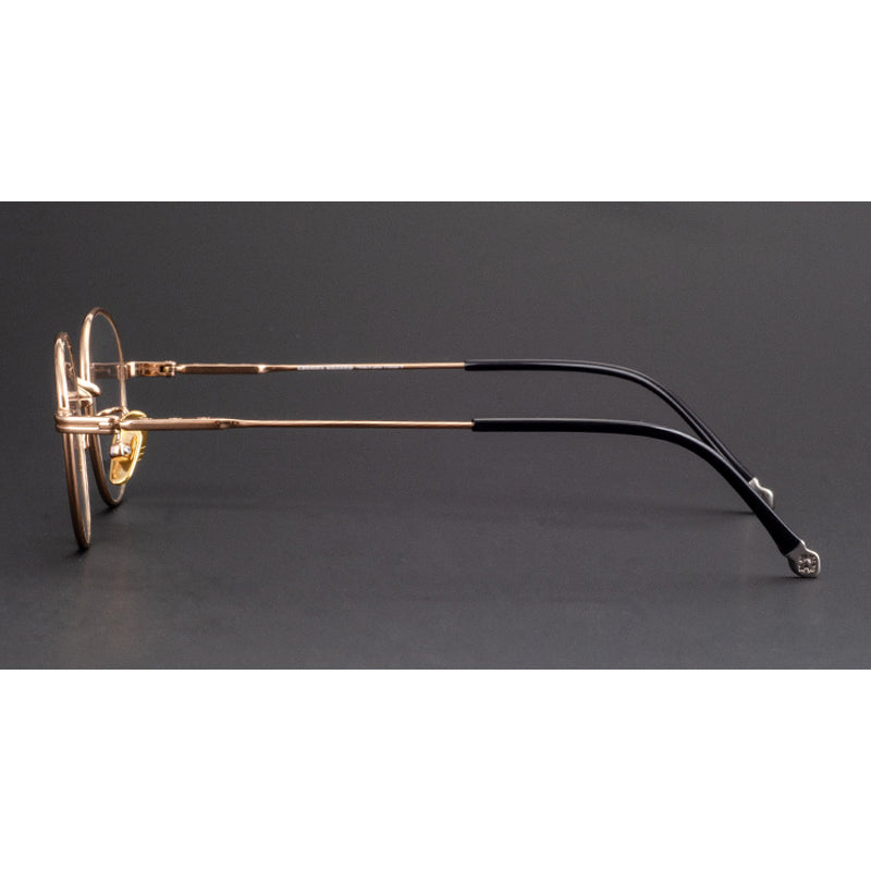 CHH Chrome Hearts Glasses Fashion Exquisite Pure Titanium Ultra Light Round Frame