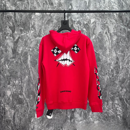 CHH Chrome Heart Hoodie Crowe Mattyboy Graffiti terry cotton hooded zipper