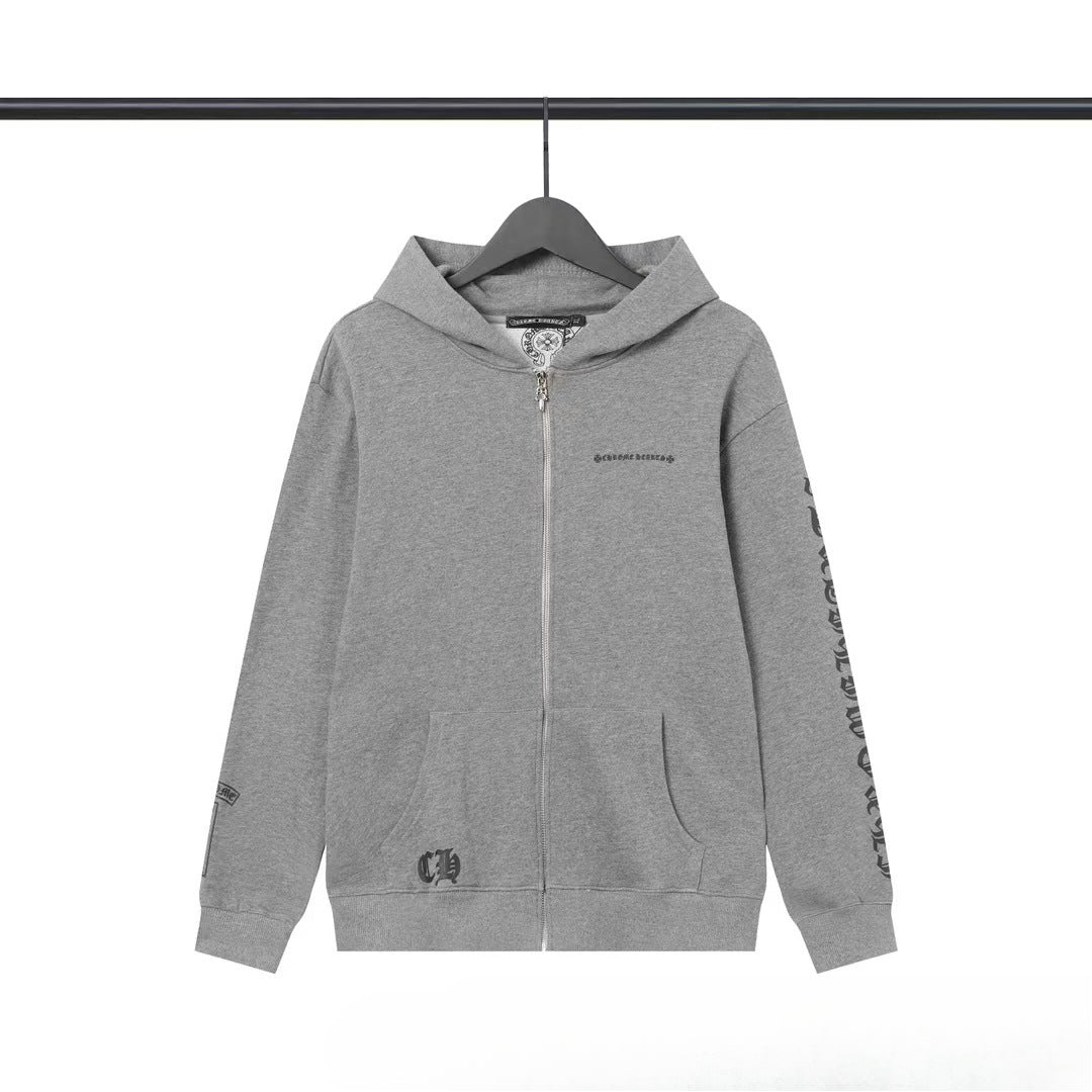 CHH Chrome Heart Hoodie Chrome Heart Sanskrit embroidered hooded sweater sweater