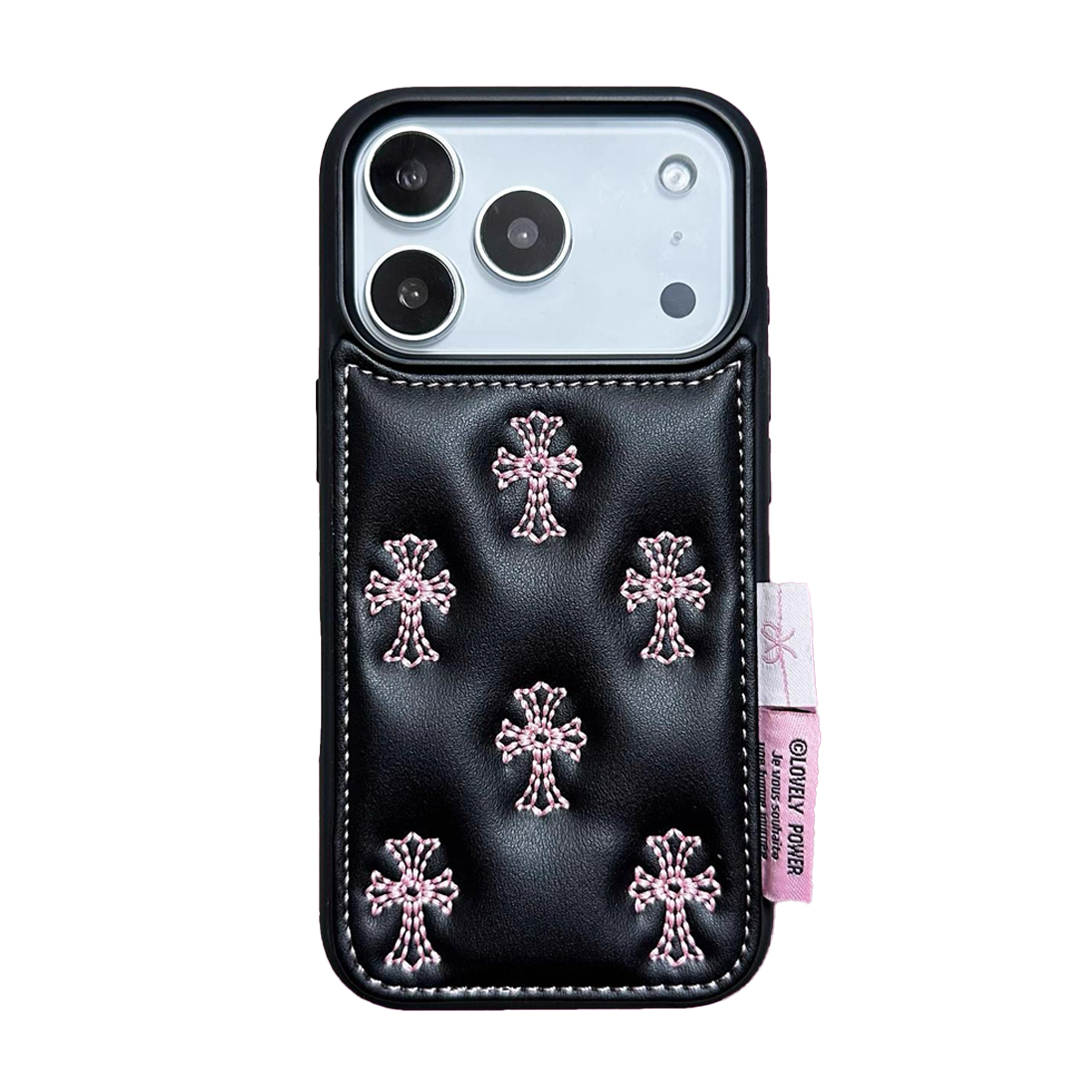 Chrome Hearts Embroidered iPhone Case