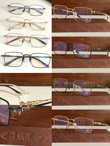 CHH Chrome Hearts Glasses Concise Atmospheric Box Titanium Frame Business Glasses Frame