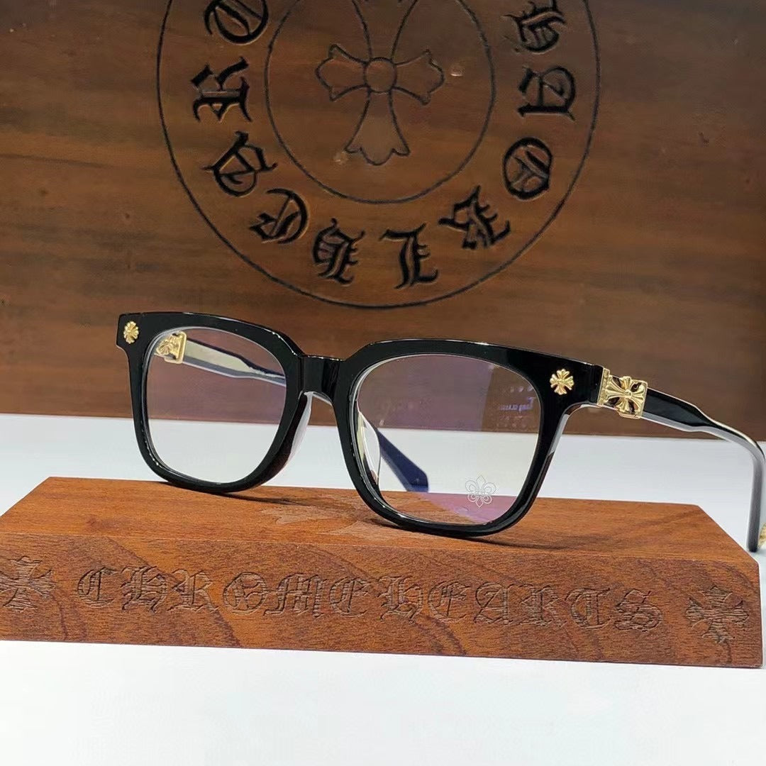 CHH Chrome Hearts Glasses Classic Large Frame Simple and Generous Retro and Luxury