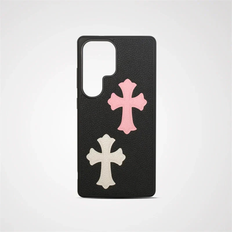 Chrome Hearts  (Multi-Color) Leather Samsung Case