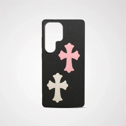 Chrome Hearts  (Multi-Color) Leather Samsung Case