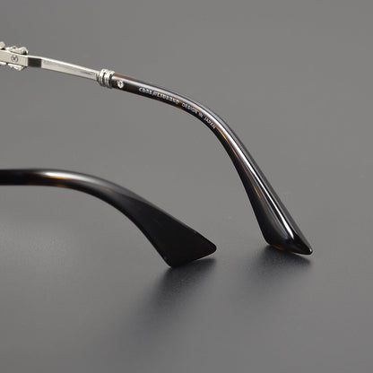 CHH Chrome Hearts Glasses Pure Titanium Eyebrow Frame Vintage Glasses Frame