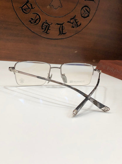 CHH Chrome Hearts Glasses Simple and exquisite frameless business titanium myopia glasses frame