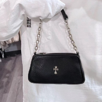 Chh Chrome Heart Leather Bag Shoulder Underarm Bag