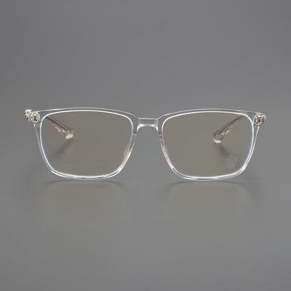 CHH Chrome Hearts Glasses Japanese handmade exquisite retro big face myopia glasses frame