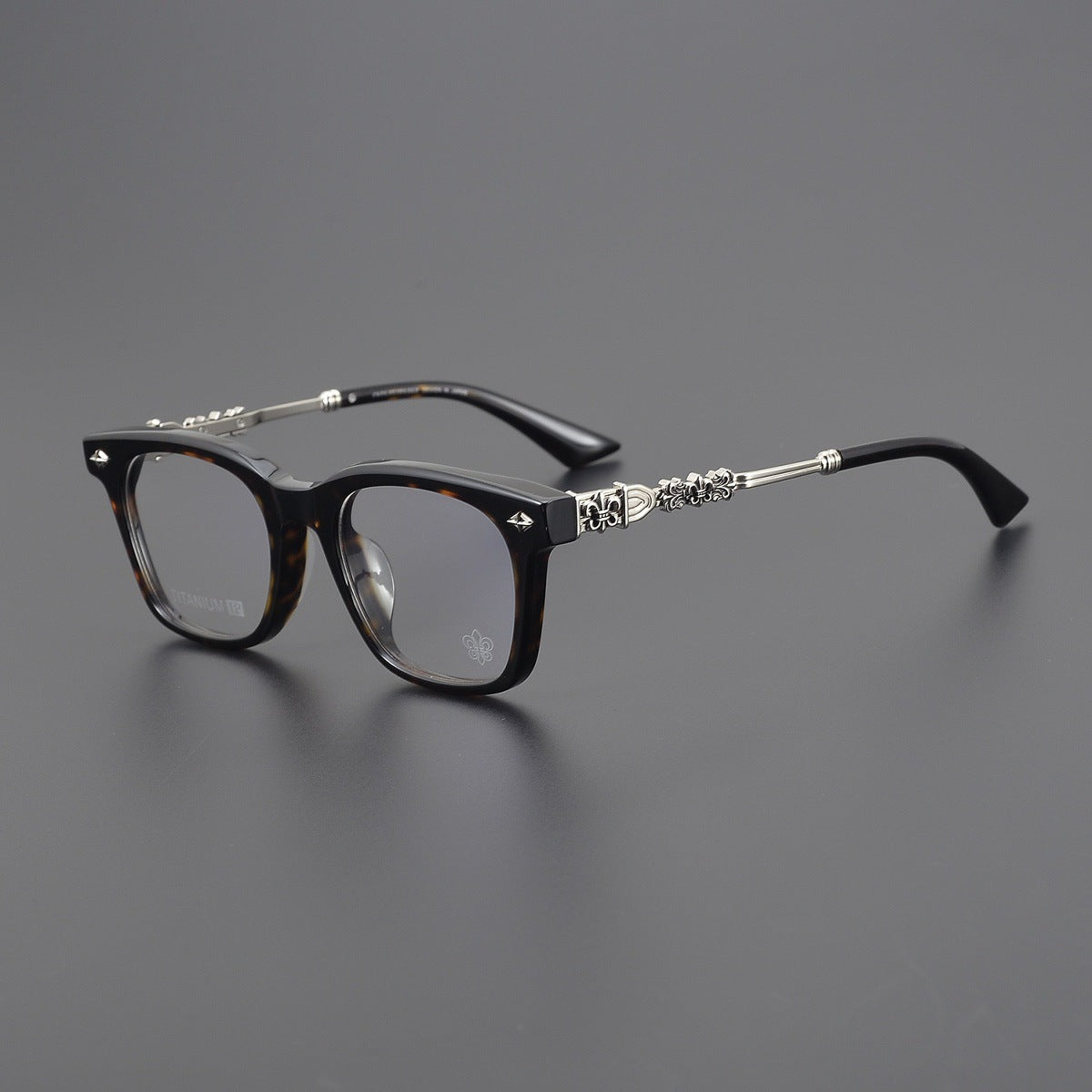 CHH Chrome Hearts Glasses Pure Titanium Temple Punk Wind Myopia Glasses Frame