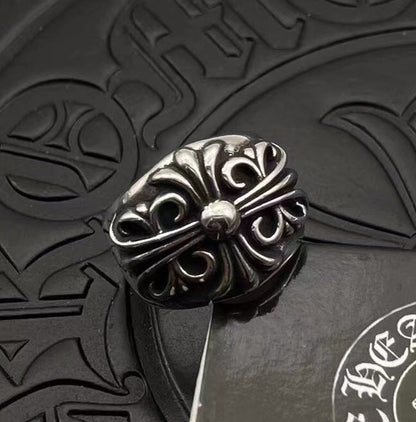 chrome hearts 925 silver retro ring
