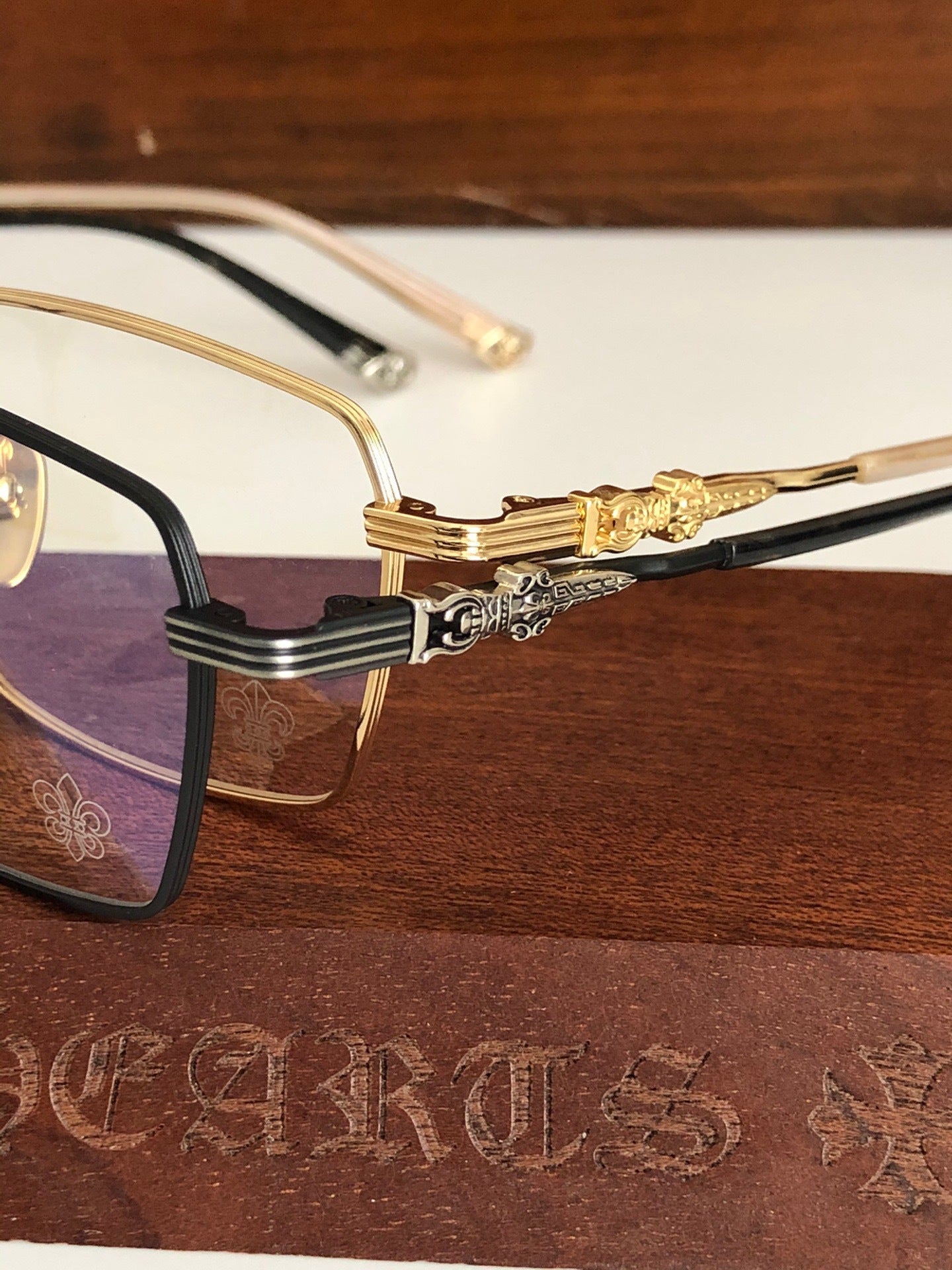 CHH Chrome Hearts Glasses Concise Atmospheric Box Titanium Frame Business Glasses Frame