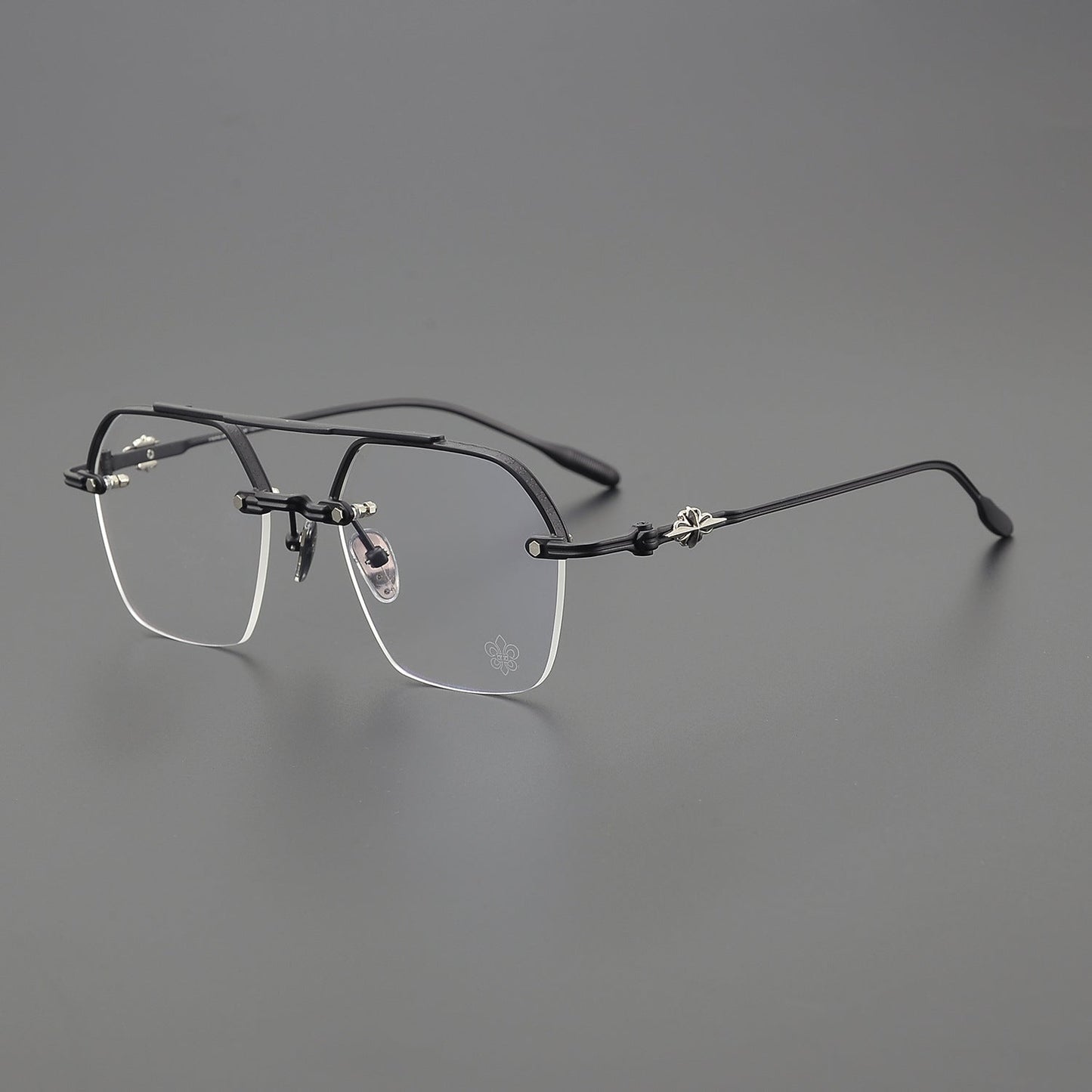 CHH Chrome Hearts Glasses Vintage gold rimless myopia frames