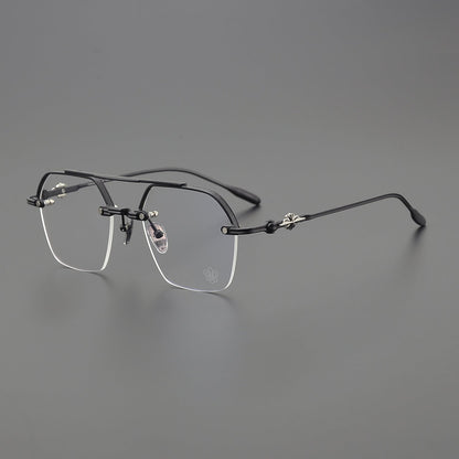 CHH Chrome Hearts Glasses Vintage gold rimless myopia frames
