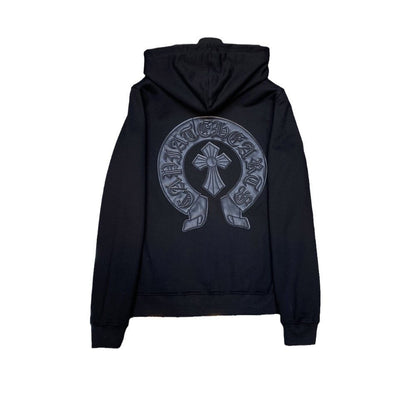 CHH Chrome Heart Hoodie Crowe cotton terry zip-up cardigan hooded sweater