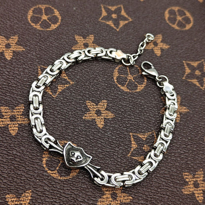 Chrome Hearts 925 Sterling silver retro bracelet