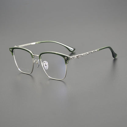 CHH Chrome Hearts Glasses frame fashion engraved large face small