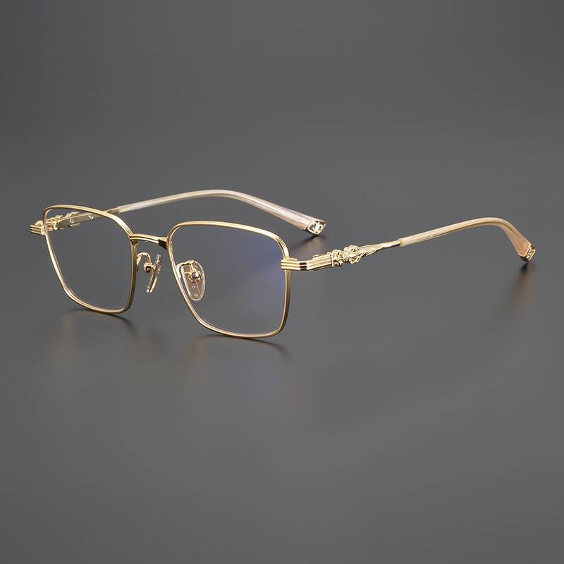 CHH Chrome Hearts Glasses Vintage Versatile Ultra Light Pure Titanium Glasses Frames