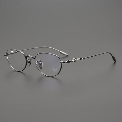 CHH Chrome Hearts Glasses Cat's Eye Personality Japanese Versatile Myopia Glasses Frame