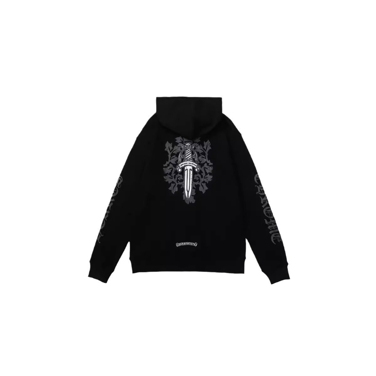 CHH Chrome Heart Hoodie Sanskrit embroidered hooded zip-up sweater