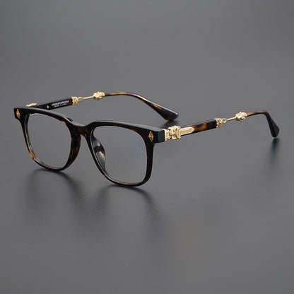 CHH Chrome Hearts Glasses vintage plate literary glasses frame big face