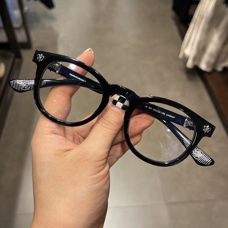 CHH Chrome Hearts Glasses Vintage Fashion Plain Myopia Glasses Frame