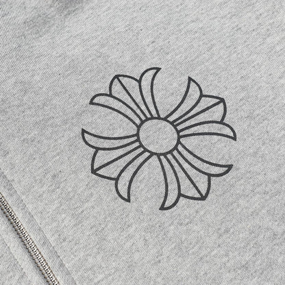 CHH Chrome Heart Hoodie Crowe Hooded Sweater Cardigan Zip Long Sleeve Jacket