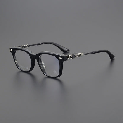 CHH Chrome Hearts Glasses Pure Titanium Temple Punk Wind Myopia Glasses Frame