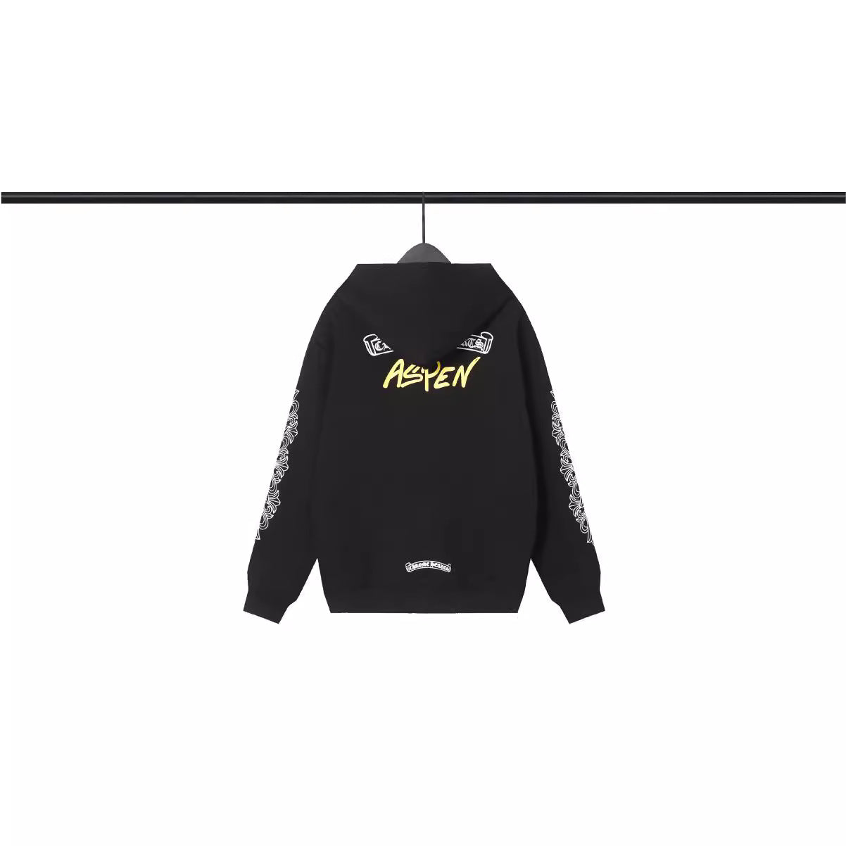 CHH Chrome Heart Hoodie Crowe hooded sweater loose casual cardigan hooded